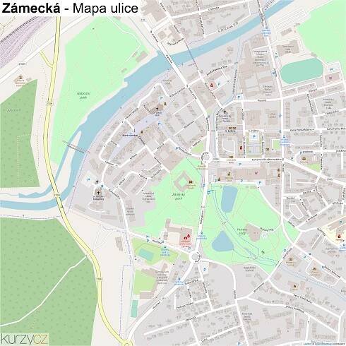 Zámecká - mapy | Kurzy.cz