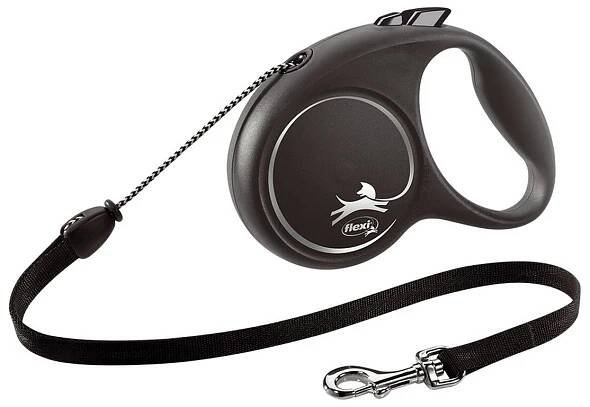 Flexi Black Design M lanko 5 m černé 20 kg