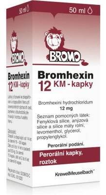 Bromhexin 12 KM kapky 50ml