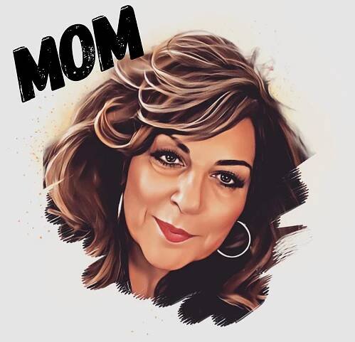 CAROLINE AARON AS “MOM”