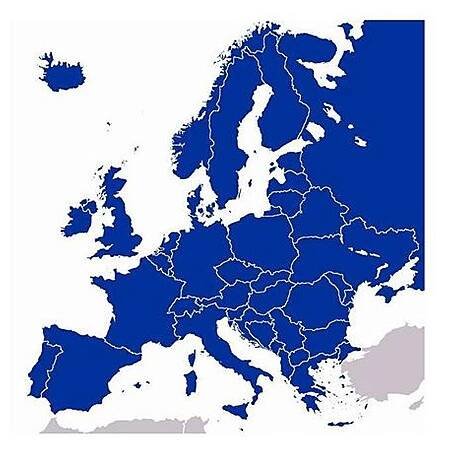 evropa mapa