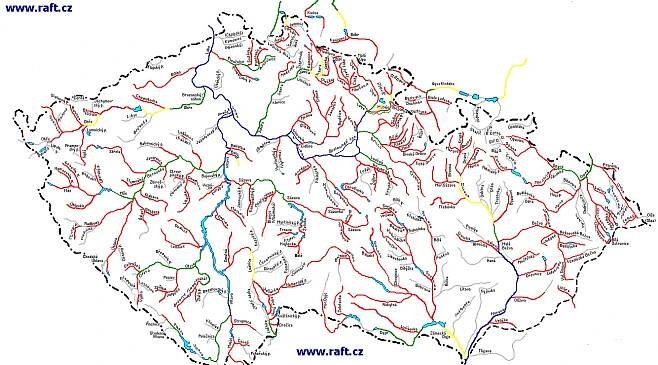 mapa CR