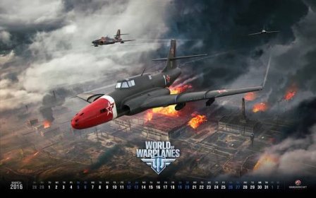 March Wallpaper and Calendar | World of Warplanes 