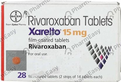 Xarelto 15mg Strip Of 28 Tablets
