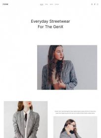 Formulář -  Pixpa Šablona webových stránek módního portfolia