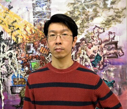 Ryo Kato in his studio