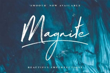 Magnite - Modern Brush Script Now With Smooth Alternative!