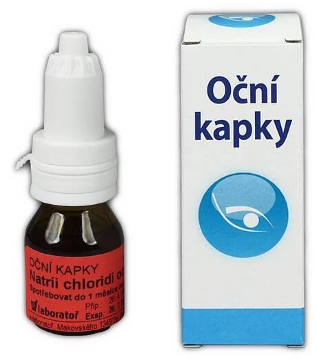 Natrii chloridi oculoguttae 5% 10g cS