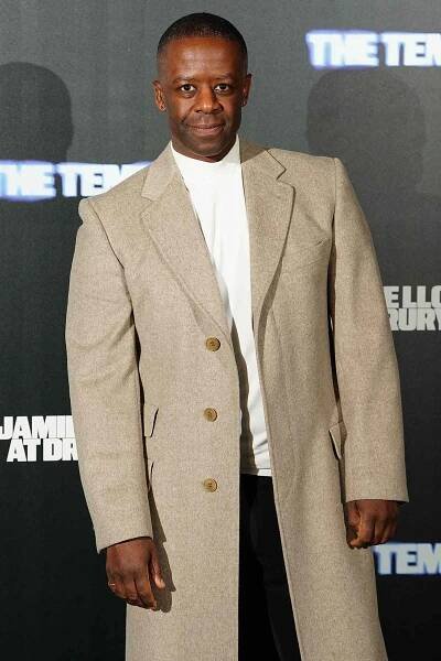 Adrian Lester attends the opening night of Shakespeare's The Tempest, starring Sigourney Weaver, at the Theatre Royal Drury Lane, London