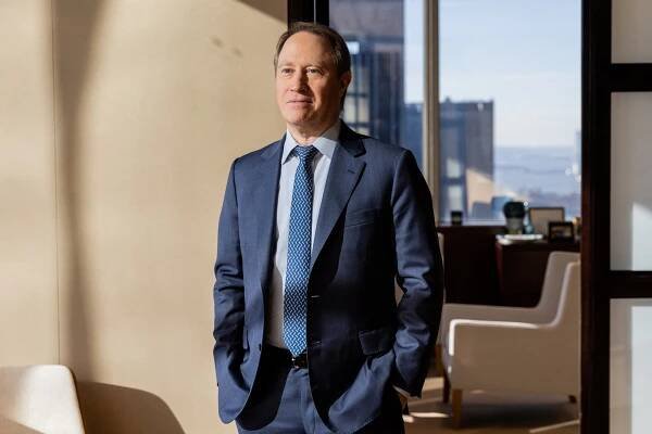 Morgan Stanley's incoming CEO Ted Pick poses for a portrait in New York City