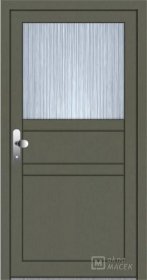 Standardní plastové vchodové dveře - OM 1021