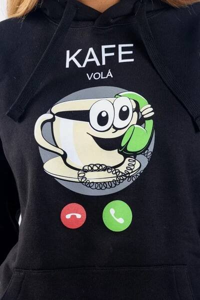 Kafe volá dámská mikina