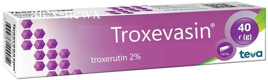 Troxevasin 2% Gel 40G/1.4 Oz varices varices vascularite troxérutine phlébite