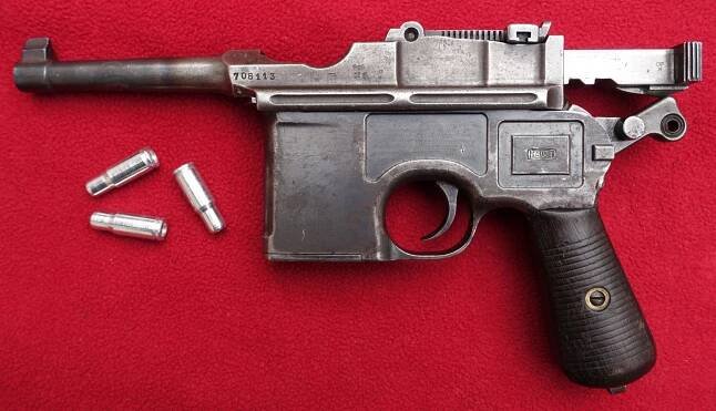 Pistole Mauser C96 BOLO - 4mm Flobert - Sběratelské zbraně