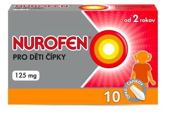 Nurofen pro děti 125 mg 10 čípků