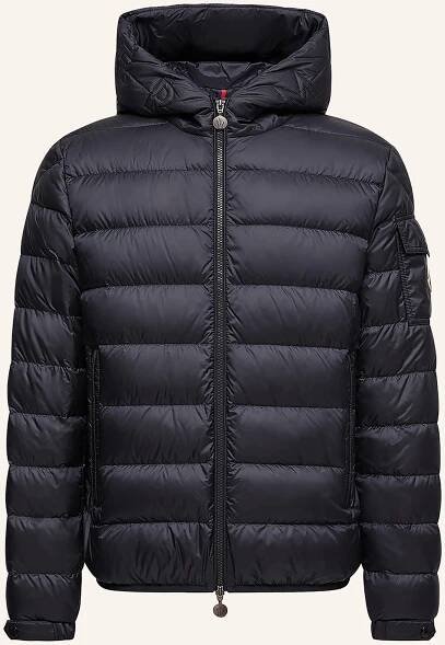 MONCLER Péřová bunda NAJAN - tmavě modrá
