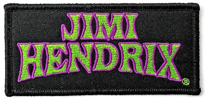 Official Band Merch | Jimi Hendrix - Arched Logo Woven Patch