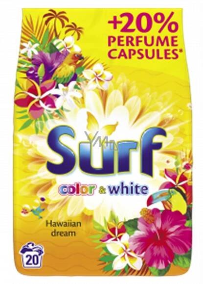 Surf Color & White Hawaiian Dream washing powder for colored and white laundry 20 doses 1.4 kg