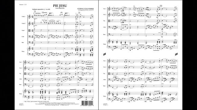 Pie Jesu (from Requiem) by Andrew Lloyd Webber/arr. John Leavitt