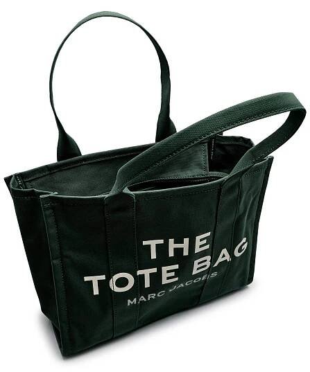 Kabelka shopper The Canvas Large Tote Bag Marc Jacobs | 	lahvově zelená M0016156