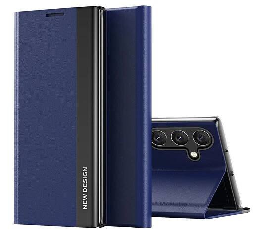 MG Sleep Case Pro knižkové puzdro na Samsung Galaxy S24 FE, modré