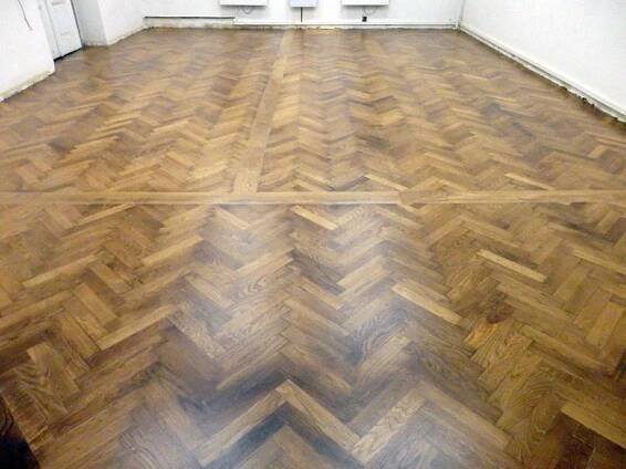 renovace parket pred lakovanim
