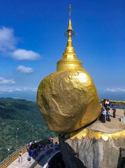 Golden Rock or Kyaiktiyo Pagoda