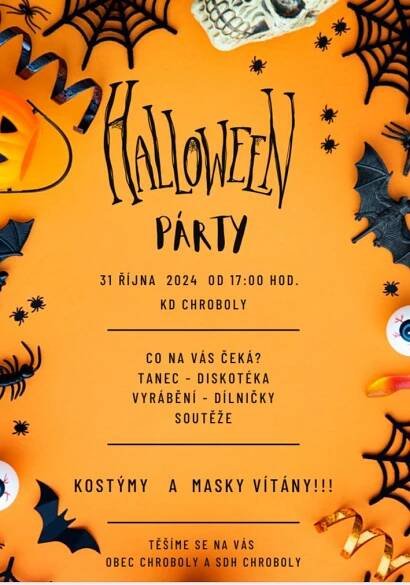 HALLOWEEN PÁRTY - 31.10.2024: Chroboly