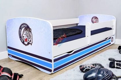 Dětská hokejová postel - Bílí Tygři Liberec
