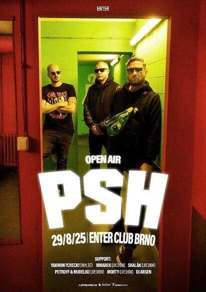 PSH a hosté - Open Air - Enter Club – vstupenky