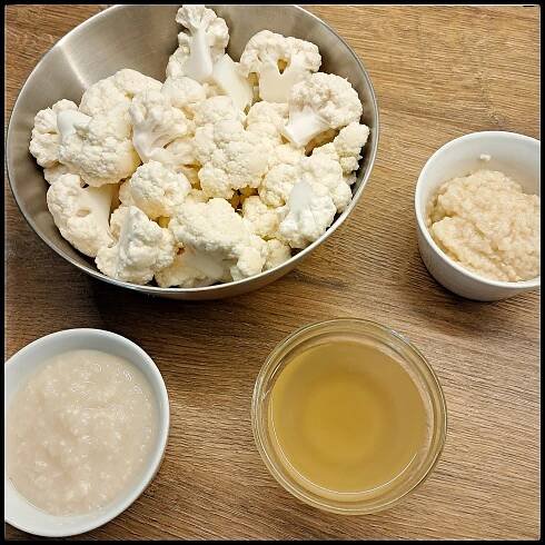 Květák v amazake octu