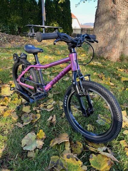 Testovací dětské kolo Rascal 16" Růžové