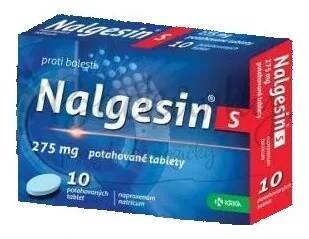 Lék na bolest, zánět a horečku Nalgesin S tbl flm 275 mg (blis.Al/PVC) 1x10 ks