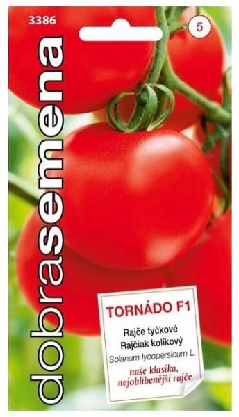 Rajče tyčkové - Tornádo F1 35s- DOBRÁ SEMENA - Zahradnidum.cz