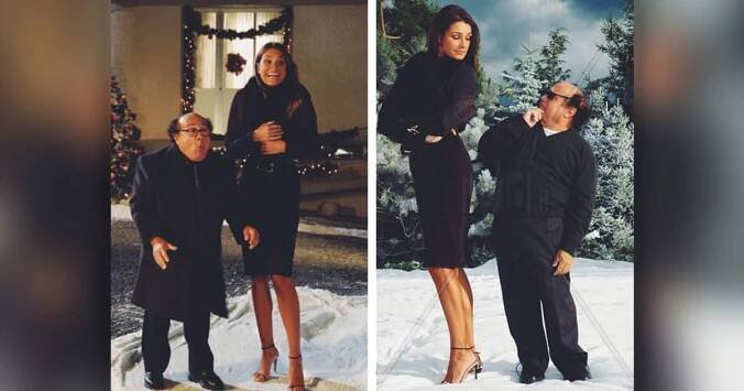Dlouhá a široký: Herec Danny DeVito sahal Aleně Šeredové jen po prsa!