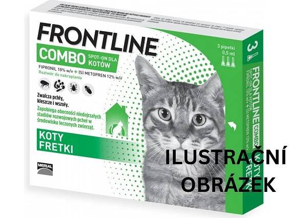 Frontline Combo Spot-on pro kočky 3 x 0,5 ml