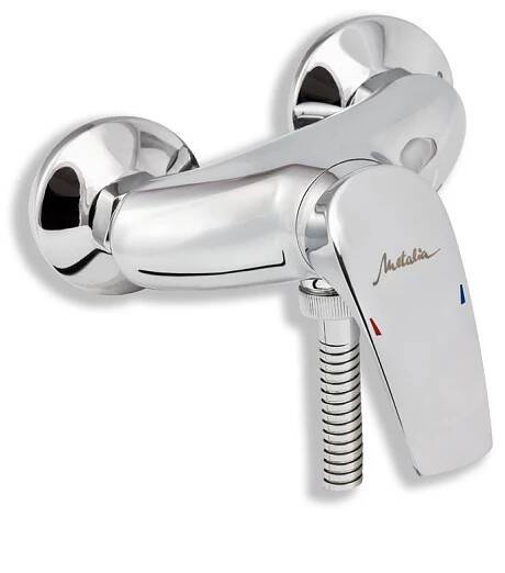 NOVASERVIS METALIA sprchová nástěnná baterie 100 mm chrom 57065,0