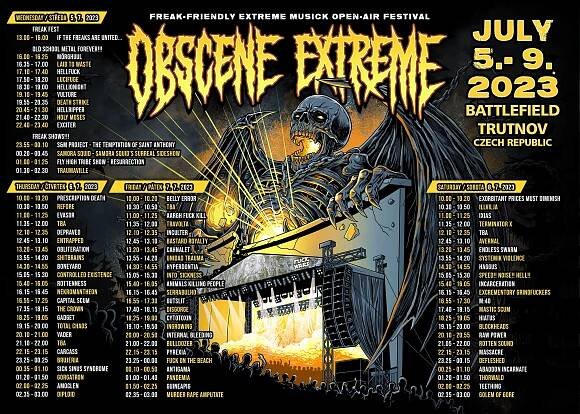A je to tady - PROGRAM na OBSCENE EXTREME 2023!!! / OEF europe