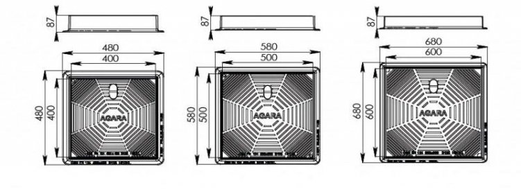 Litinový poklop AGARA 600 x 600 mm s tlumicí vložkou - Ráj poklopů - Poklopy na vše od BIOWA s.r.o.