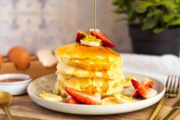 Pfannkuchen aus der Heißluftfritteuse