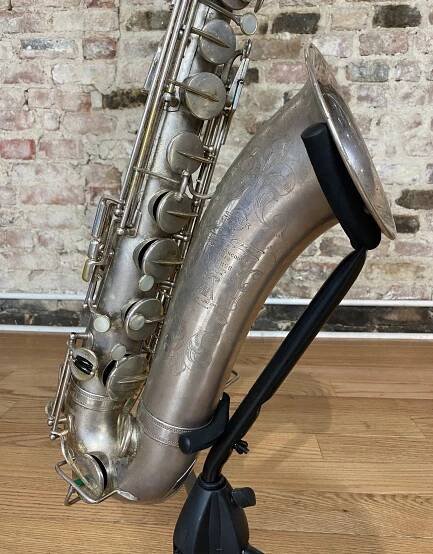 Selmer Jazz Legend Steve Grossman's Selmer Cigar Cutter Tenor Silver Plated!