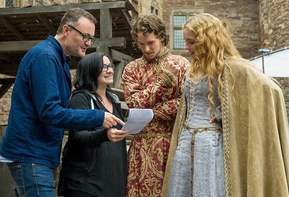 Jacob Collins-Levy, Jodie Comer - Bílá princezna - Z natáčení