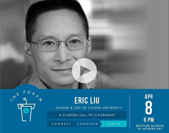 The Forum featuring Eric Liu