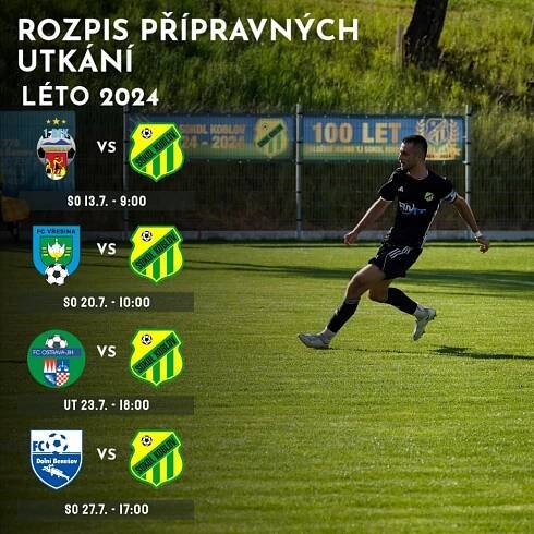 Přípravná utkání na sezónu 2024/25!