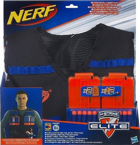 Hasbro Nerf N-Strike Elite vesta se 2 zásobníky a 12 šipkami
