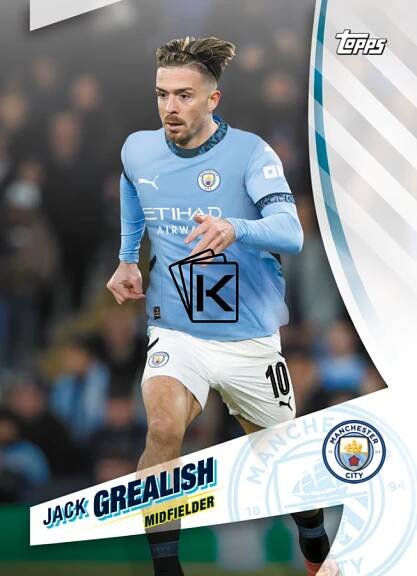 2024-25 Topps Blue Moon Manchester City Hobby Box