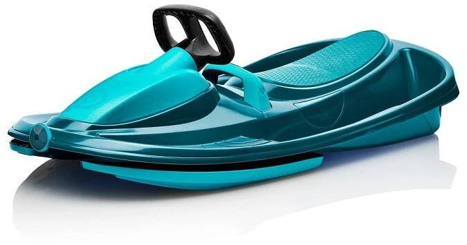 Modrý zimní bob s volantem Gizmo Nimbus titan | Viame.cz