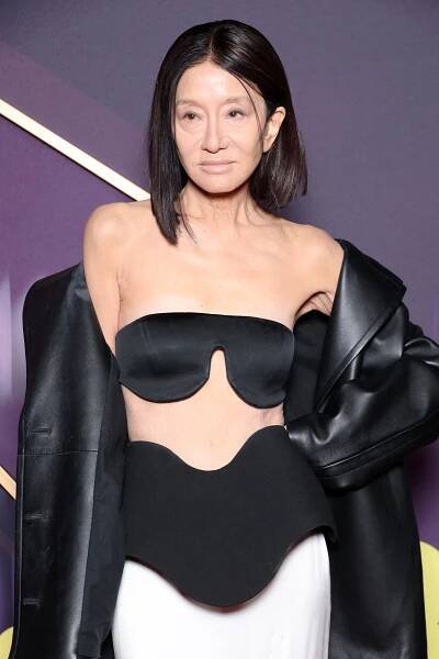 Vera Wang at the EE BAFTA Film Awards 2025 at The Royal Festival Hall on February 16 in London, England. | Source: Getty Images
