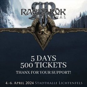 Ragnarök Festival Ticket Update