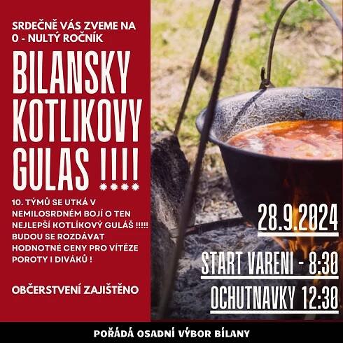 BÍLANSKÝ KOTLÍKOVÝ GULÁŠ 28.9.2024